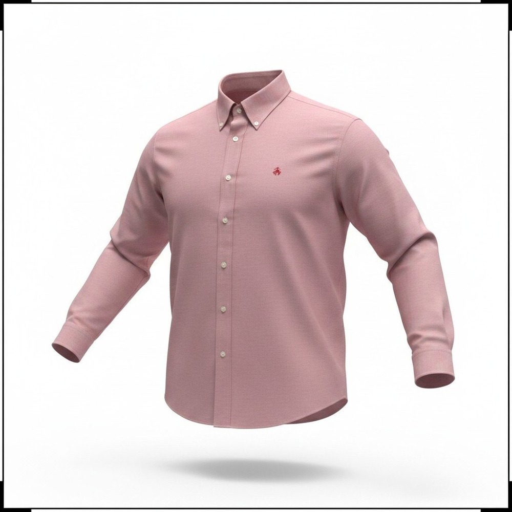 Brooks Brothers Traditional Polo Shirt XXL Mens Red Non-Iron Stretch Button Down